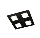 Grossmann 4-flg LED Deckenlampe Basic Schwarz